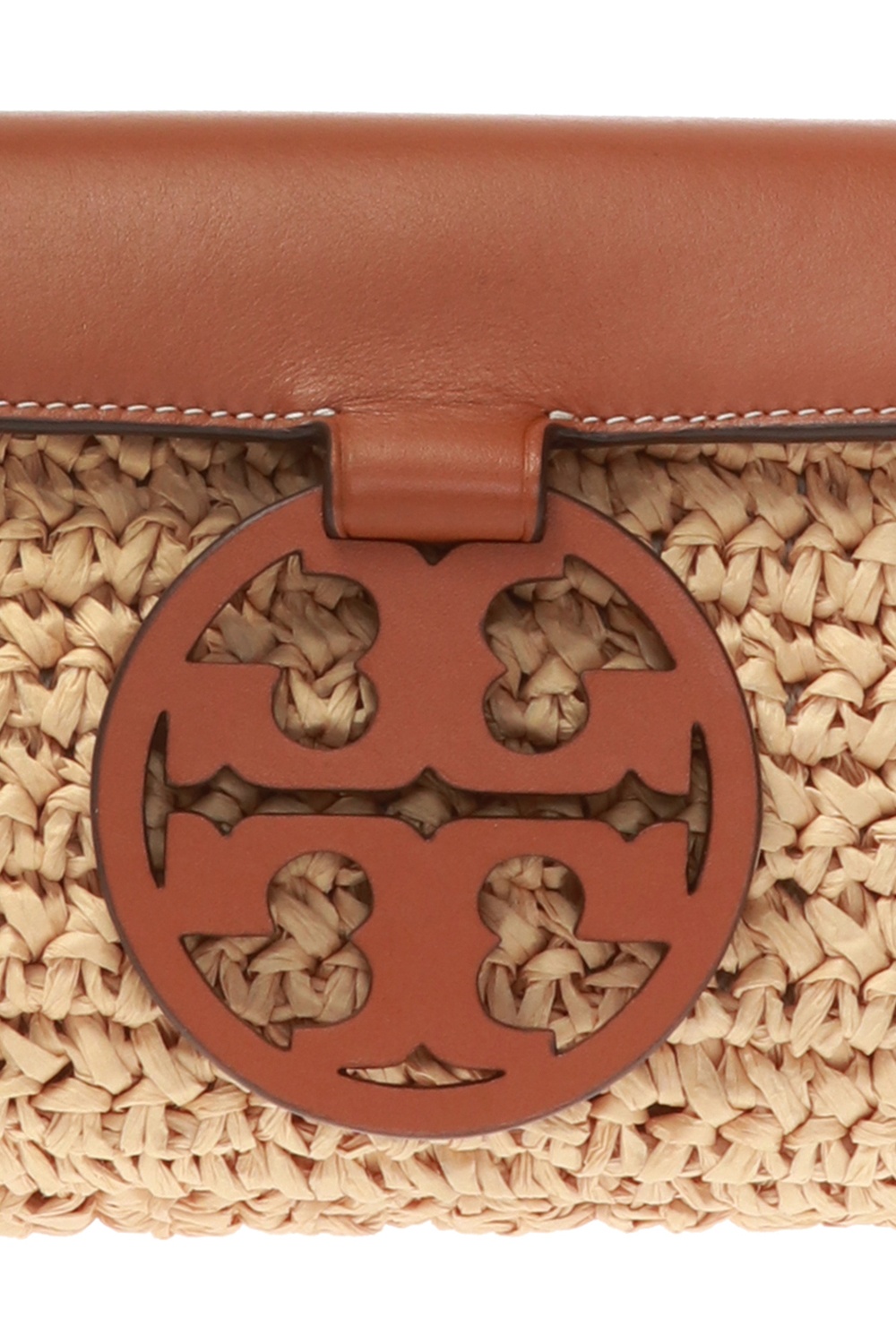 Tory burch logo outlet clutch